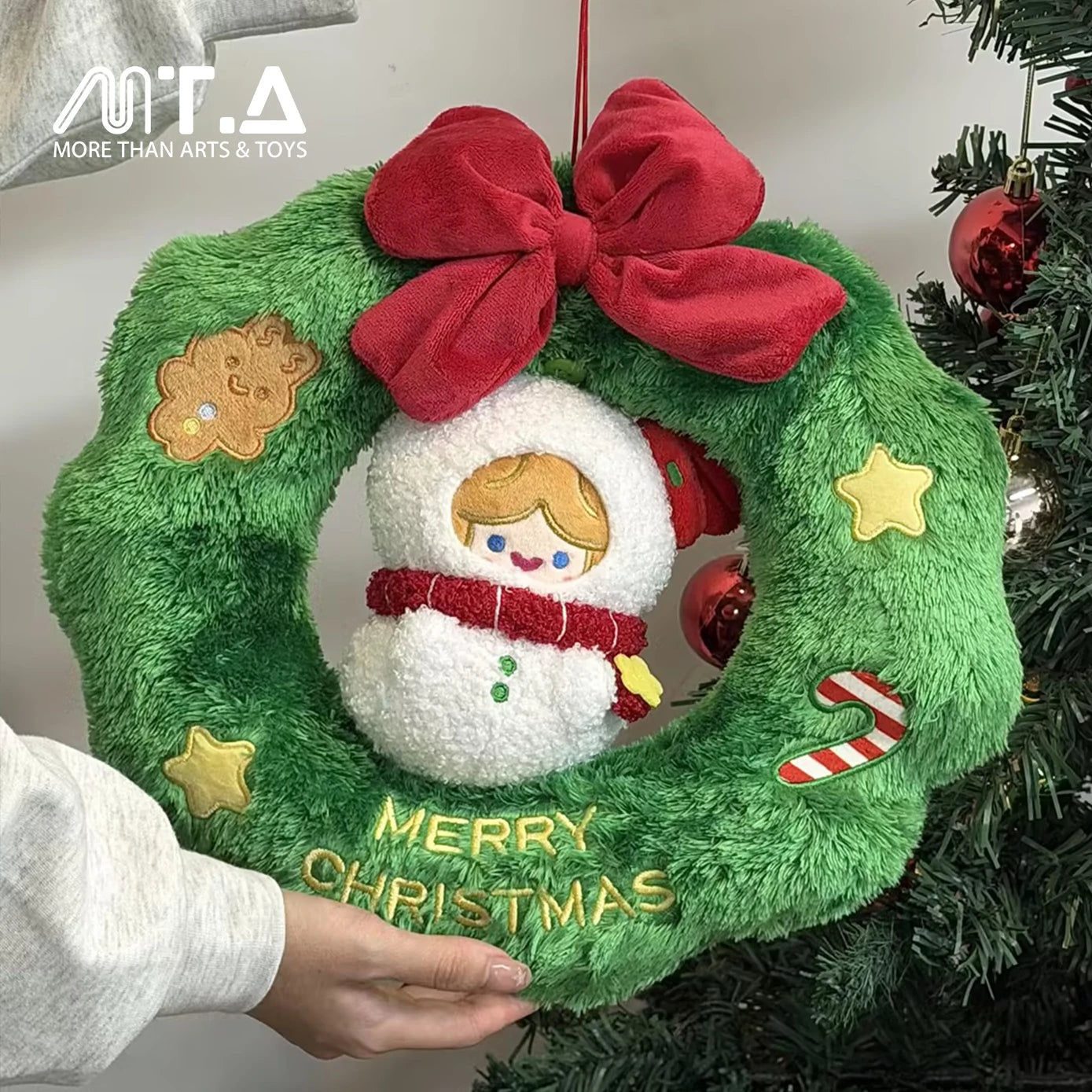 Rico Christmas Wreath Plush Toy