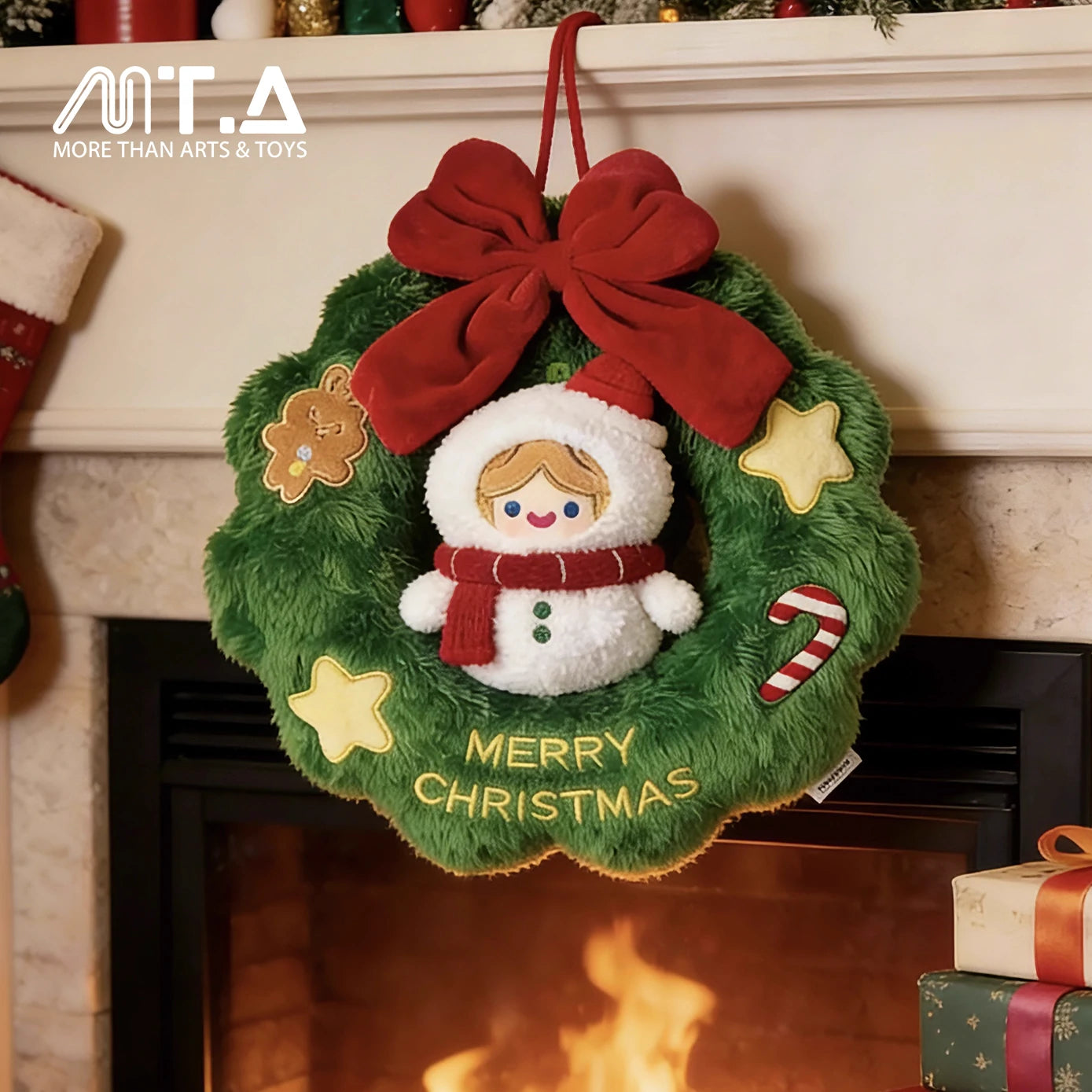 Rico Christmas Wreath Plush Toy