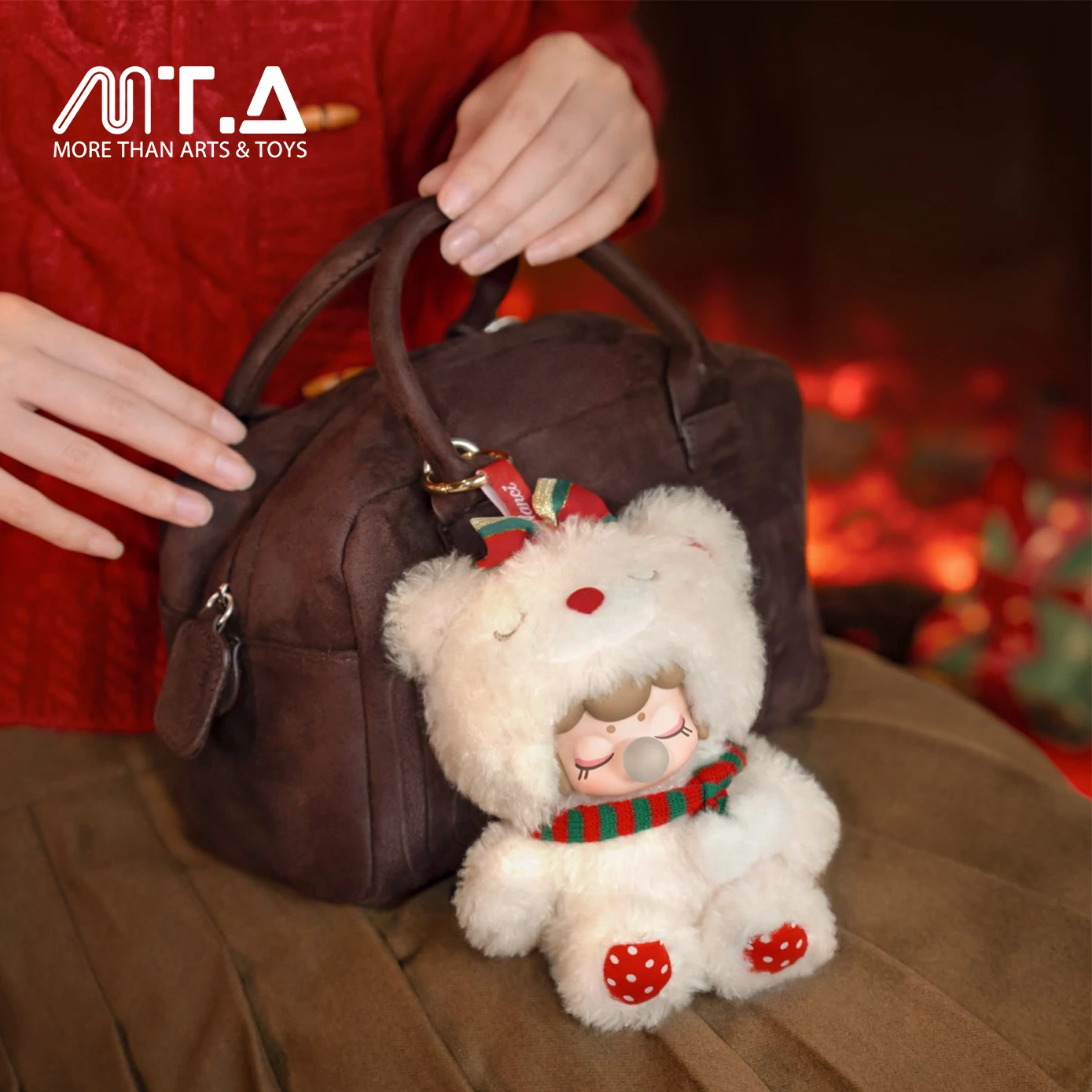 Rolife Nanci Christmas Bear Plush Pendant MN002