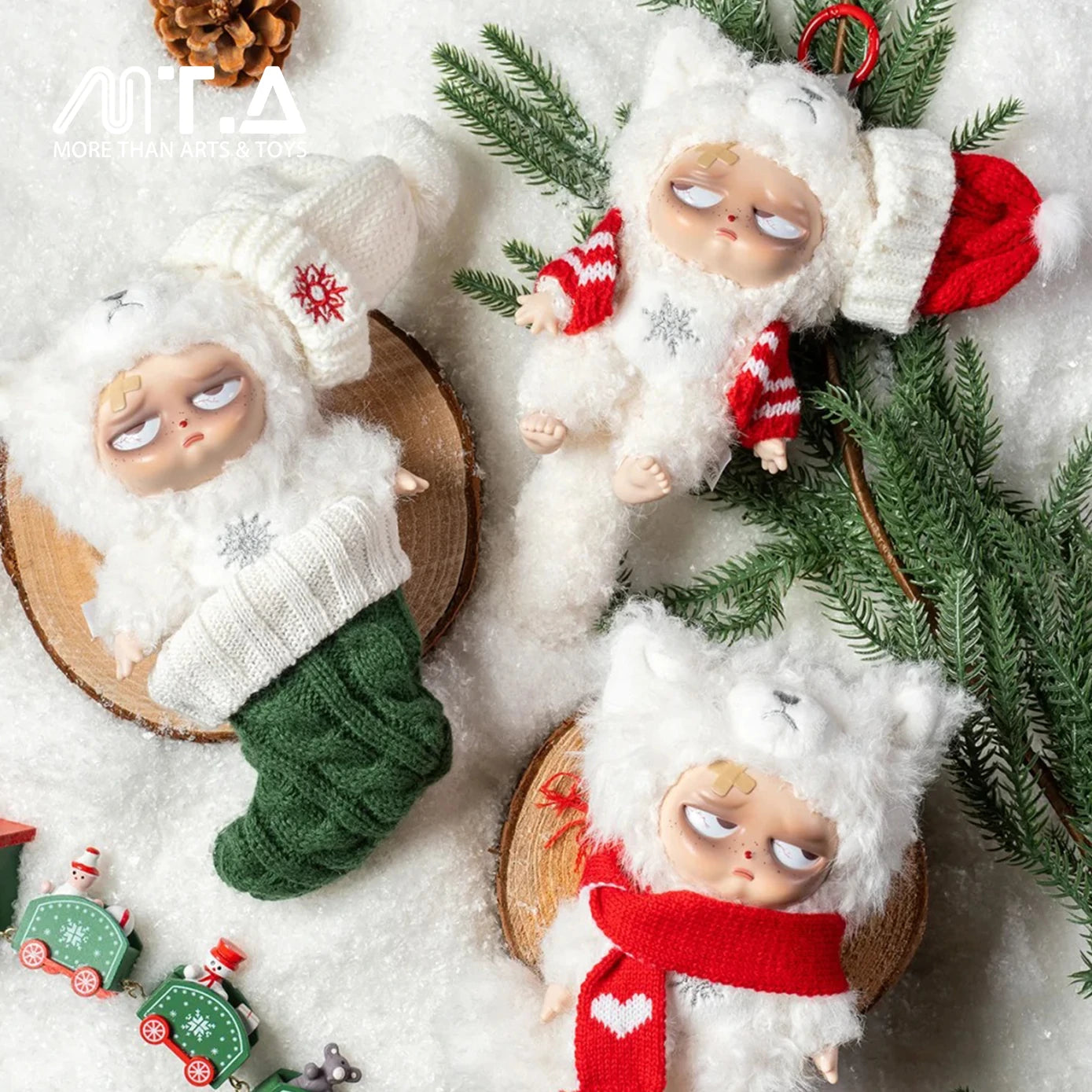 Sleepless Grumpipi Christmas Plush Pendant Blind Box