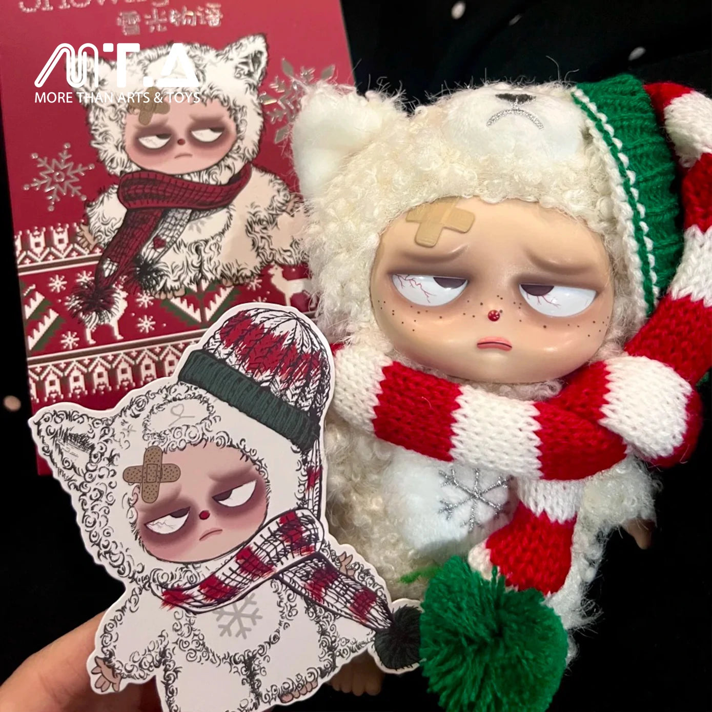 Sleepless Grumpipi Christmas Plush Pendant Blind Box