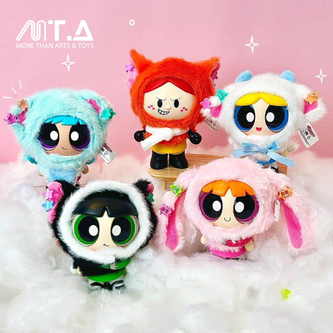 The Powerpuff Girls Animal Cape Series Plush Blind Box