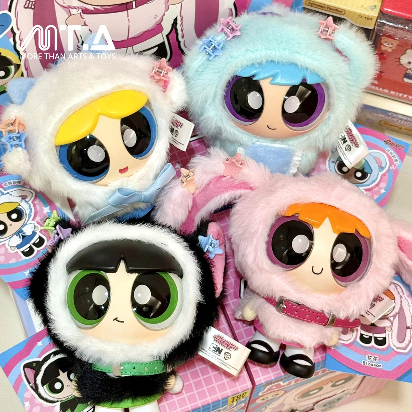 The Powerpuff Girls Animal Cape Series Plush Blind Box