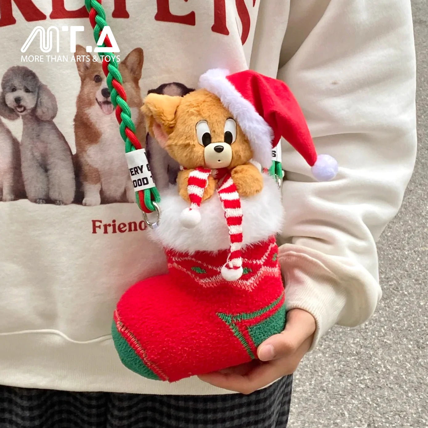 VGT Jerry Plush Christmas Stocking Bag