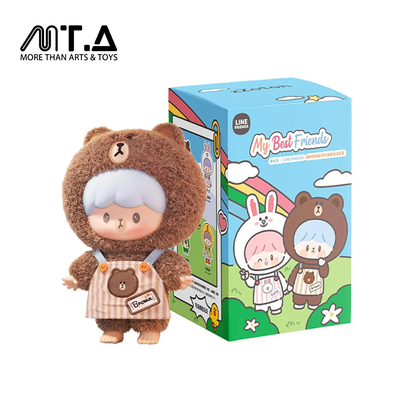 zZoton x LINE FRIENDS - My BestFriends Series Plush Blind Box
